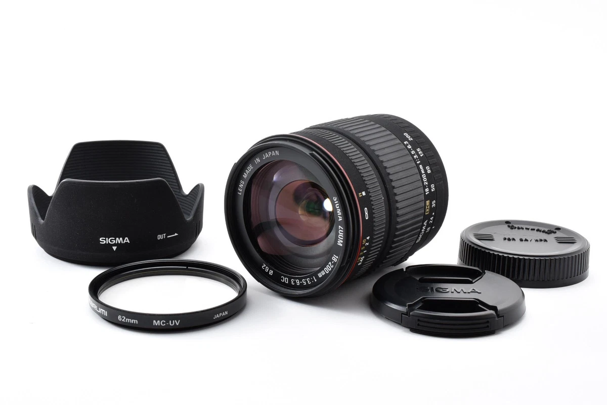 Sigma DC 18-200mm Focal Camera Lenses for sale | eBay