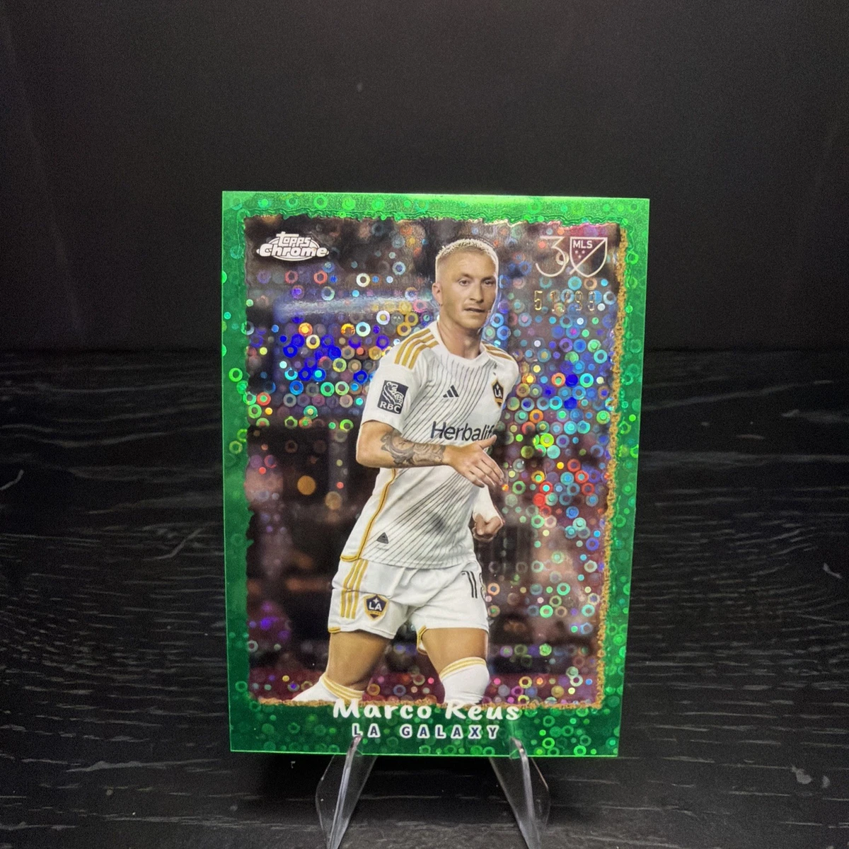 Carte Topps Musée Football 2019 Marco Reus - Parallel Réfracteur Rouge 24/25, état Near Mint