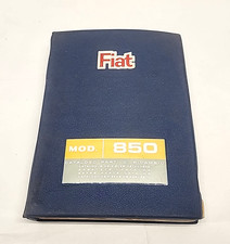 Fiat Model 850 Replacement Spare Parts Catalog In Italian Rigid Cover