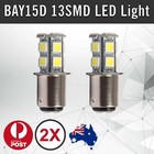 <!--F#f_0-->2 X BAY15D 13SMD 5050 LED BRAKE STOP TAIL LIGHT BULB GLOBE 12V LIGHT CAR UTE 4WD<!--F/-->