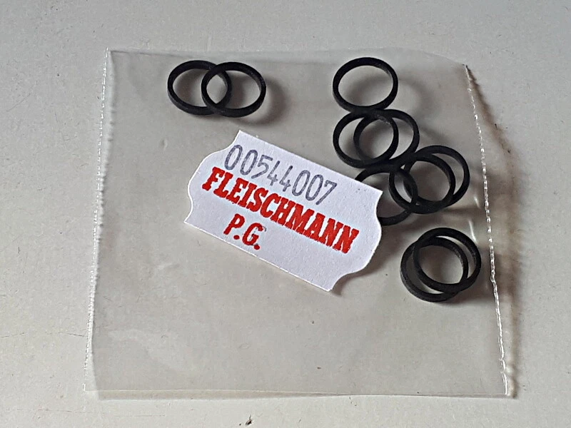 Fleischmann 00544007 Haftreifen für H0-Lokomotiven, 544007, NEU, 10 Stück *