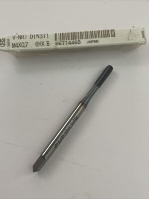 OSG M4X0.7 HSS-CO8 6HX DIN 37 1 V-NRT-2P FLUTELLOSER WASSERHAHN MwSt. Rechnung