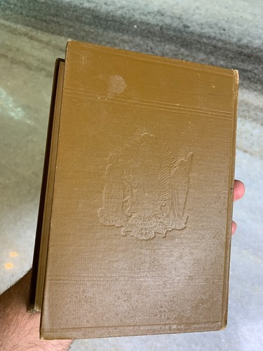 Antique Ornate Victorian Gilded Embossed Book Curiosities of the Bible 1894 - Foto 3 di 20