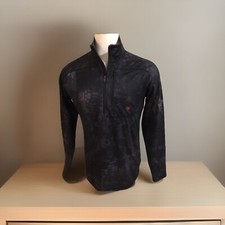 Ariat Men Long Sleeve L/S 10013477 Black 1/4 Zip Pullover M Typhon