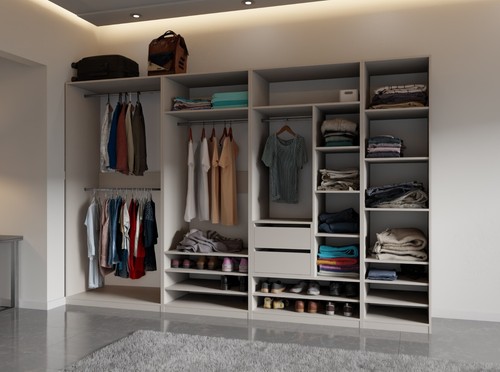 Marmex TRES 01 Kleiderschrank 100 cm mit zwei Kleiderstangen, Ankleidezimmer - Bild 6 von 7