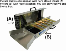 SLUICE BOX, 30" ROYAL COMPACT, 7" WIDE FOR GOLD PROSPECTING