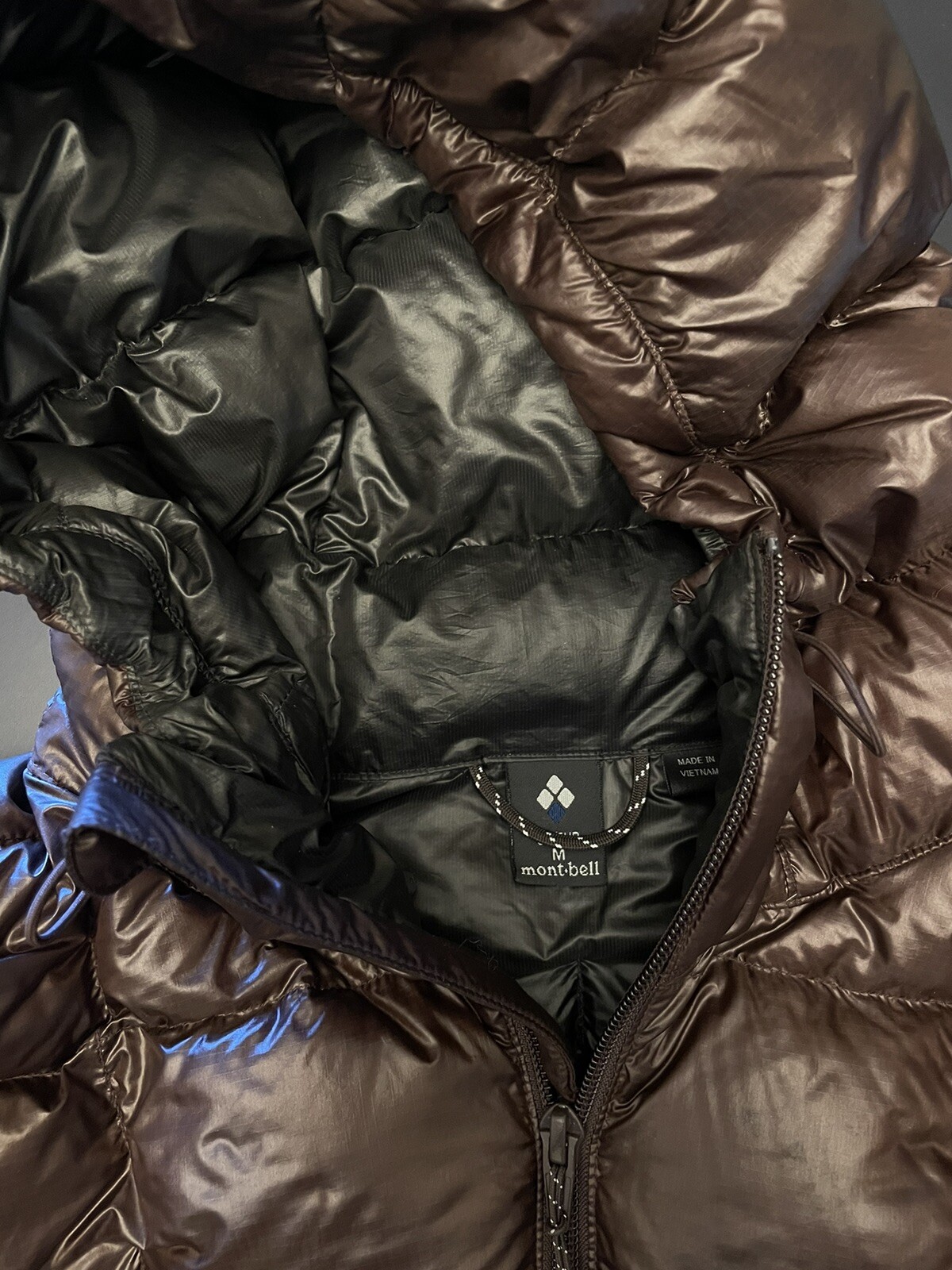 montbell brown puffer