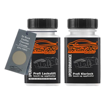 Autolack Lackstift für Buick Cadillac 67U 735Q Lancelot Gold Metallic 2 x 50ml