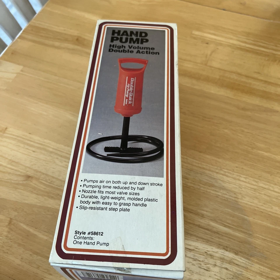 Винтажный большой объем Intex ручной насос совершенно новый никогда не использовался - Изображение 3 из 4