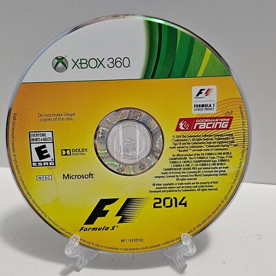 F1 2014 Xbox 360 Game Disc Only ~ Formula One Racing by Codemasters ~ Tested