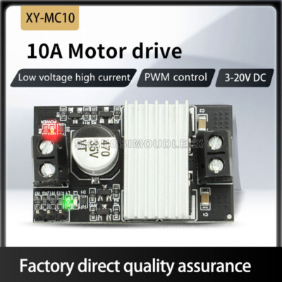 DC 3-20V 10A High-power DC Motor Drive Module PWM Motor Speed Controller Board