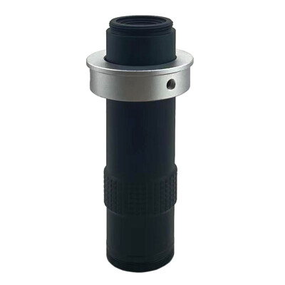 100X C Mount Microscope Camera Video Zoom Lens 40mm Ring for Electronics Repair
