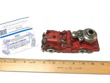 Vintage Rare Hubley Cast Iron Pumper Fire Truck W/Driver