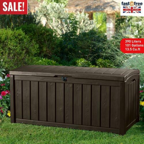 Keter Glenwood Plastic Garden Storage Box 390L for sale online eBay