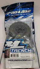 Pro-Line Trencher Tires on Spit Six Black Wheels Traxxas Slash 2wd Front 1190-21