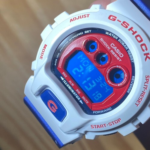 Casio G-Shock GD-X6900CS colori pazzi bianco rosso blu display negativo raro - Foto 15 di 15