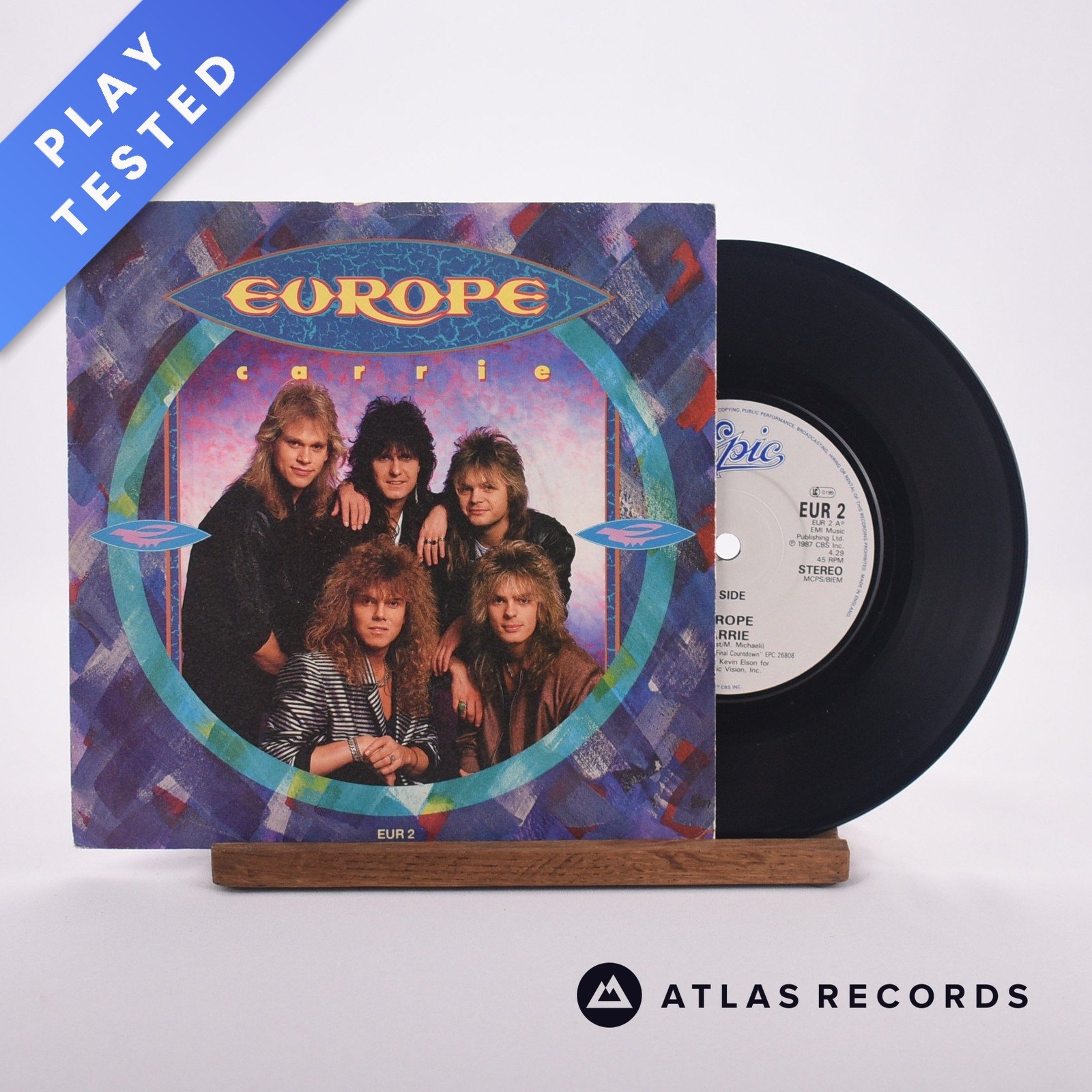 Europe - Carrie - 7"" Vinyl Record - EX/EX