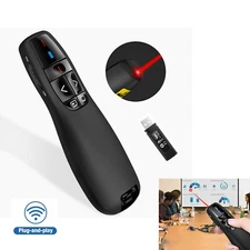 Power point Presentation Remote Wireless USB PPT Presenter Laser Pointer Clicker