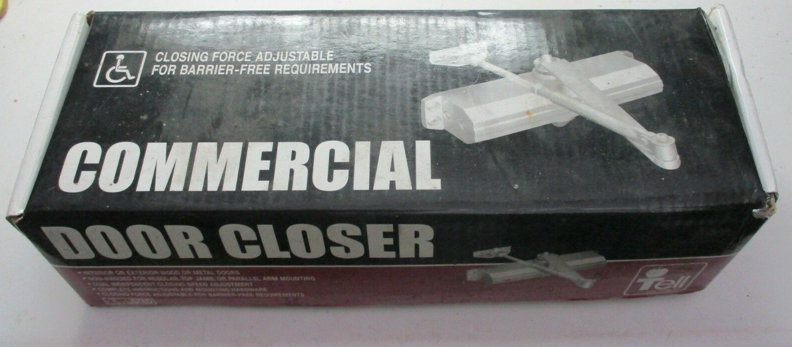 Tell 600 Series DC100018 Commercial Door Closer Retrofit Yale Norton