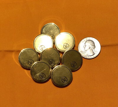 LOUIS VUITTON モノグラムボタン　8個セット Set Of 6 Louis Vuitton Gold Buttons 100% Authentic | eBay