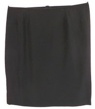 SK17771- NEW DRESSBARN Women's Polyester Pencil Straight Skirt Black Size 24W