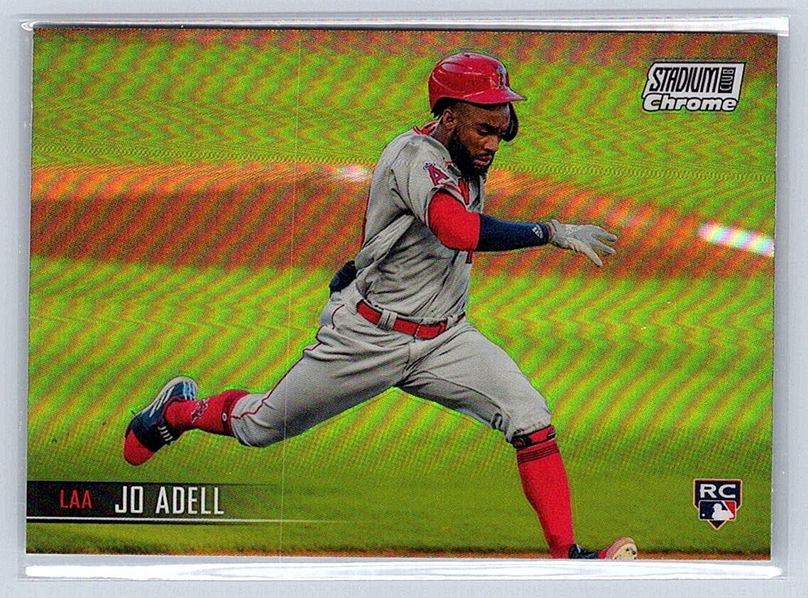 JO ADELL  ANGELS  RC  2021 TOPPS STADIUM CLUB CHROME #231  REFRACTOR