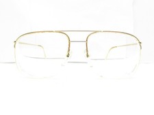 LOGO PARIS AVIATOR FULL RIM DESIGNER EYEGLASSES FRAMES 55-18-130 FRANCE 110695