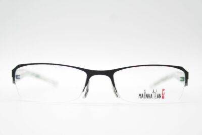 Manhattan 8225 Schwarz halbrand Brille Brillengestell eyeglasses Neu