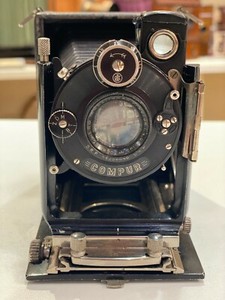 Ancien Appareil Photo à Soufflet LUMIÈRE SPECTOR - Objectif 1:45 F=105 - Pour Décoration