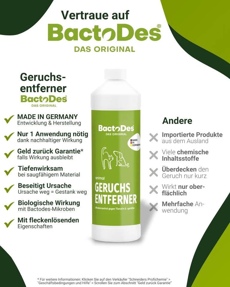 - Animal Geruchsneutralisierer 1L Konzentrat mit Spray-Mischflasche - Starker... - Bild 4 von 4