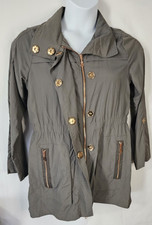 Adyson Parker Full Zip With Buttons Jacket Gray Size Medium