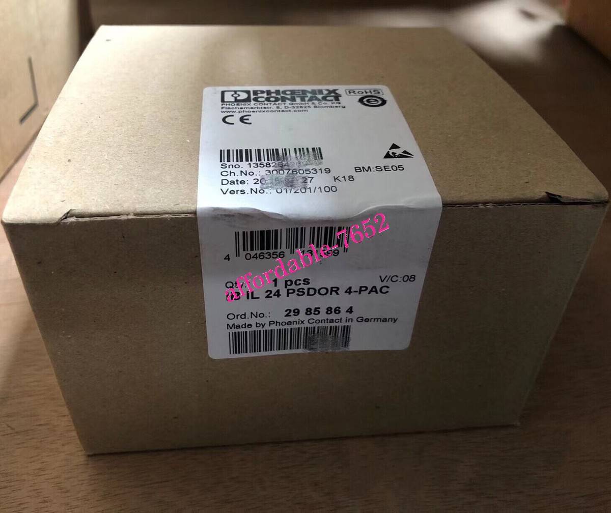 NEW Phoenix Contact IB IL 24 PSDOR 4-PAC Security Module 2985864