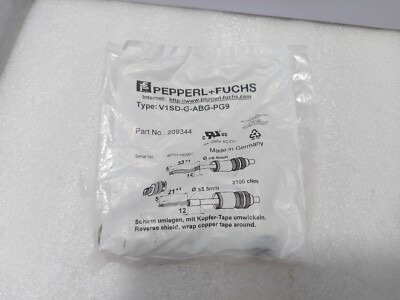 Pepperl+Fuchs V1SD-G-ABG-PG9 Reverse Shield Wrap Copper Tape Around 209344
