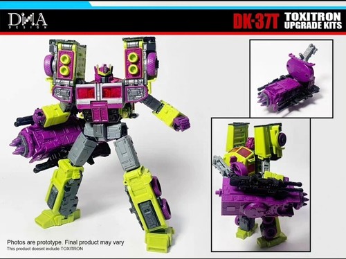 DNA Design DK-37T TOXITRON Upgrade Kits Mech Action Figure Model Accessories New - Picture 8 of 9