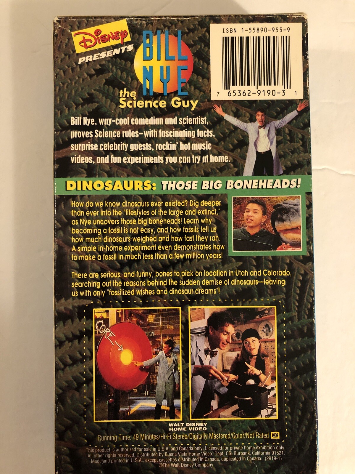 Disney Bill Nye The Science Guy Those Big Boneheads! Dinosaurs