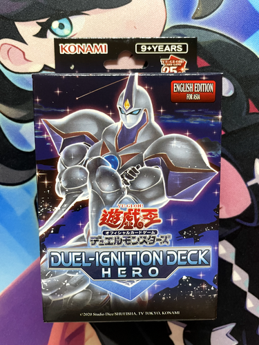 Yugioh Duel-Ignition Deck HERO - Asiático-Inglés Estructura Deck 2025 NUEVO Y SELLADO - Imagen 2 de 5