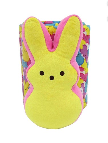 New Peeps Printed Plush Throw Blanket With Peeps Plush Bunny