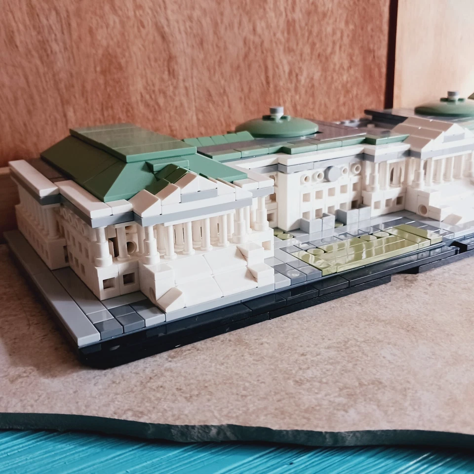 LEGO Trump va al edificio de la capital presidente cúpula desaparecida Capitolio Estados Unidos Foto 4 de 4