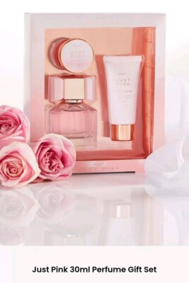 Next Just Pink Eau De Parfum 30ml Gift Hand Cream 30ml Lip Balm  UK