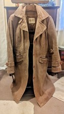 "rebel" Italian Tan Real Leather Jacket Women Size 10