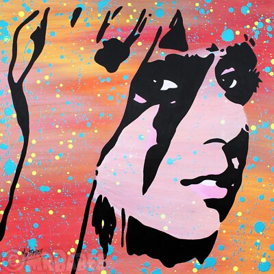 Lady Gaga - Original Pop Art Painting By Babes Kopp - Music Celebrity Portrait
