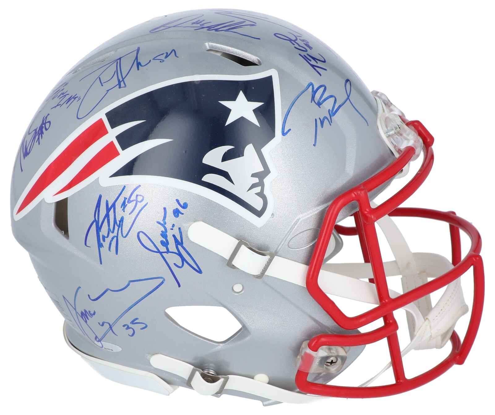 Tom Brady Autographed Signed 2014 New England Patriots Super Bowl Champs Team Helmet Steiner 