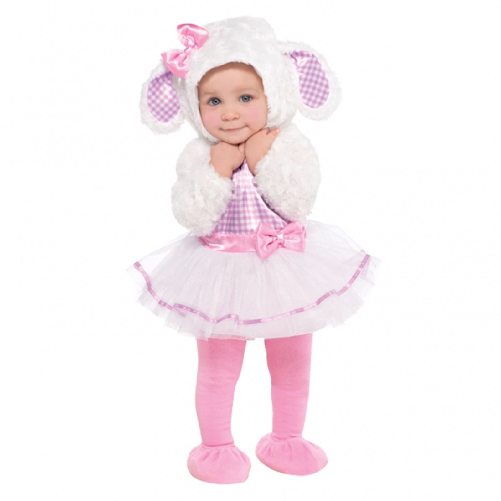Bebé Bebés Little Lamb Disfraz con Peluche Granja Primavera Halloween María