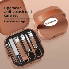 Portable Handheld Anti-Splash Nail Clipper Set Home Trimming Nail Tool