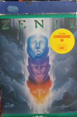 Zenji (Activision 1983) Commodore C64 Kassette (Box Manual Tape) 100 % big box