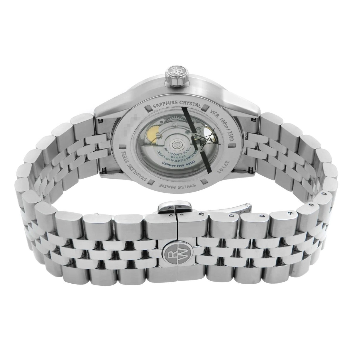 Raymond Weil Freelancer Black Skeletal Dial Automatic Male Watch