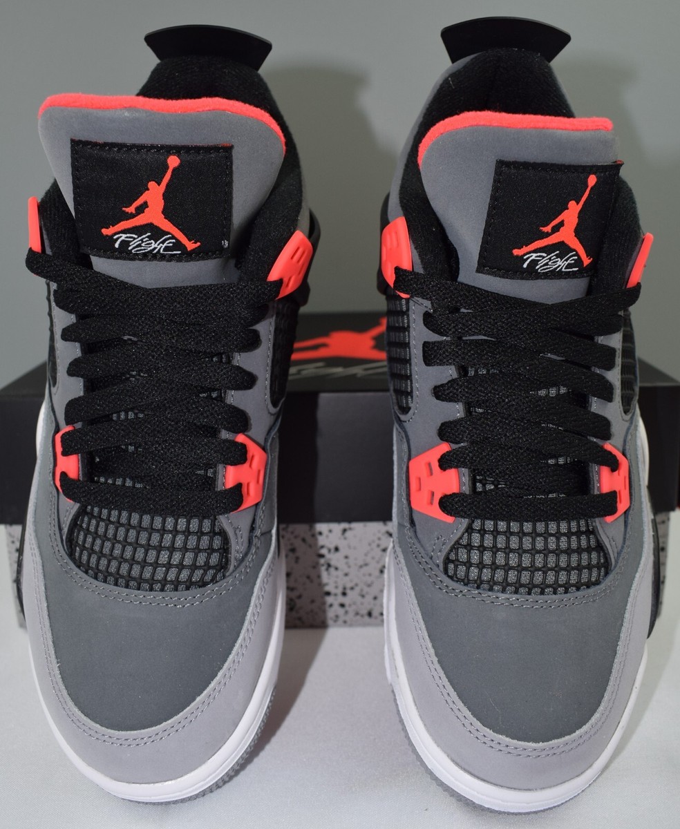Nike Air Jordan 4 Retro Infrared GS Size 6Y / Women 7.5
