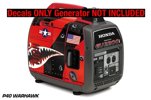Decal Wrap For Honda EU2200i Skin Camping Generator Engine Sticker P40 WARHAWK R