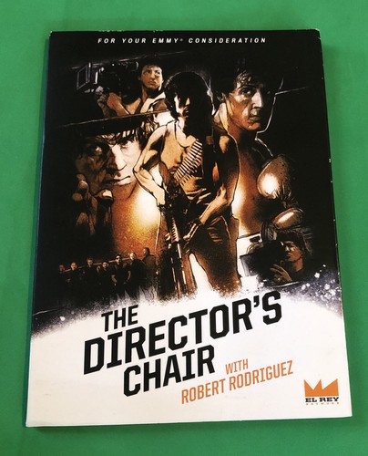2015 DIRECTOR'S CHAIR ROBERT RODRIGUEZ EMMY FYC DVD SYLVESTER STALLONE RAMBO - Picture 2 of 7