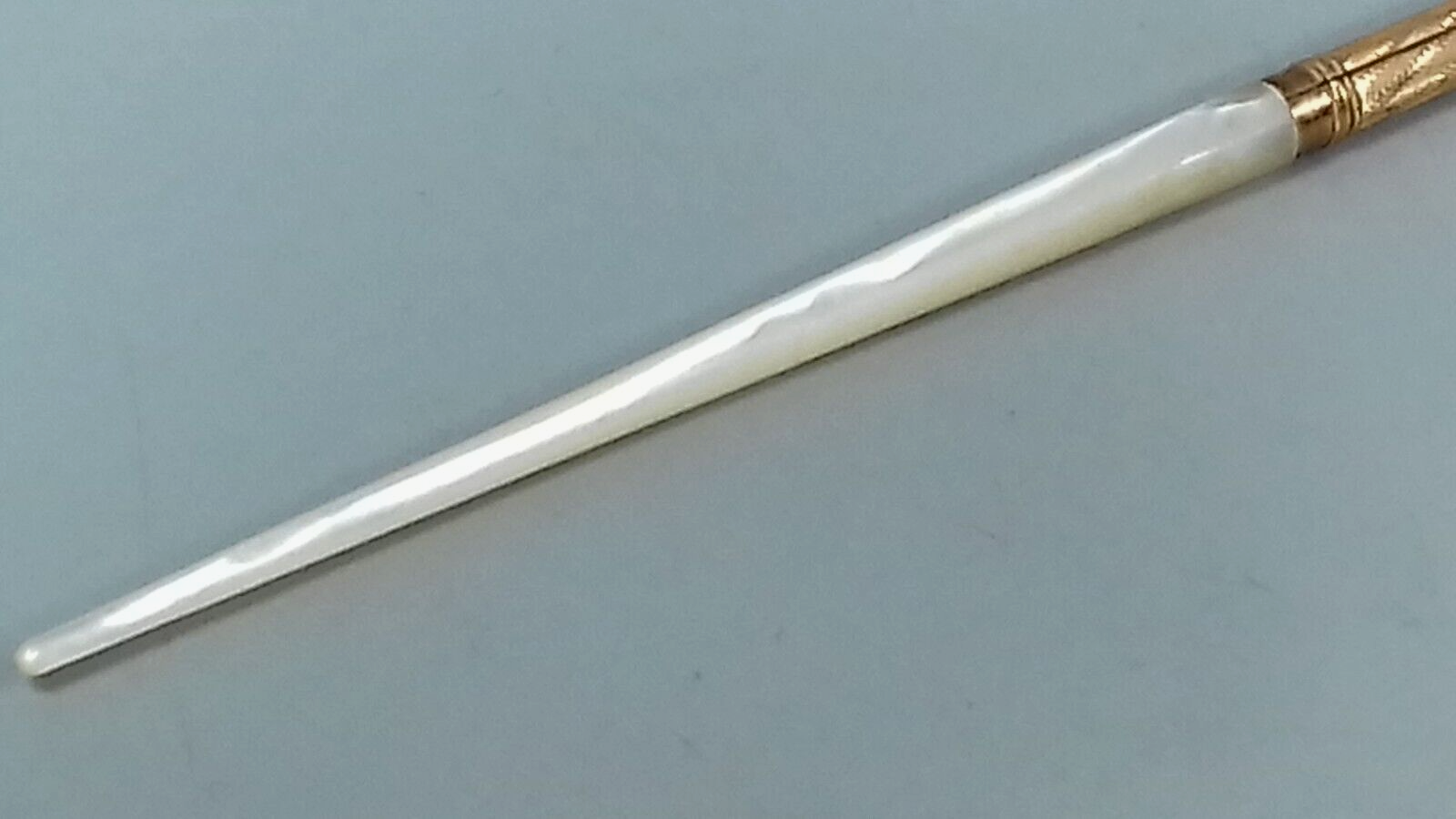 ANTIQUE MOTHER OF PEARL GOLD PLATED DIP PEN eBay